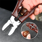 Stainless Steel Chestnut & Walnut Clip