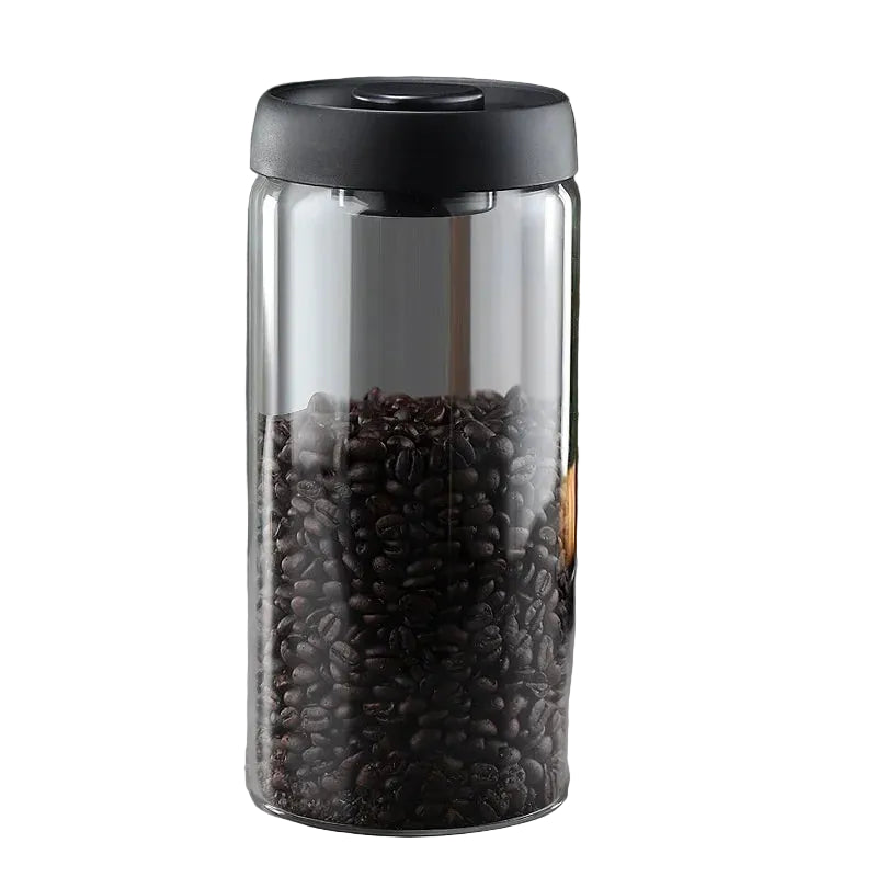 Multi-Capacity Glass Coffee Jar