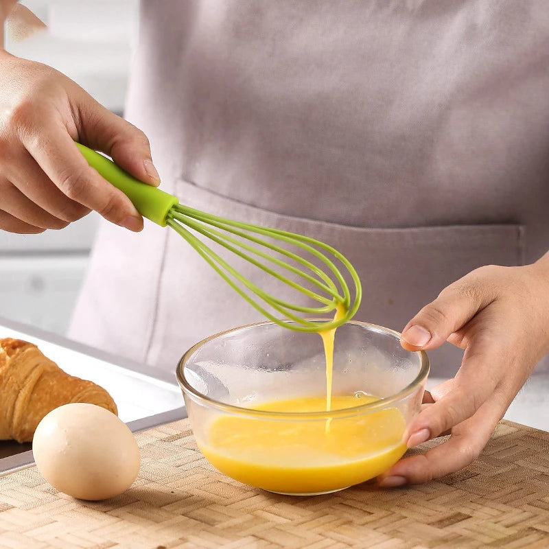 Silicone Egg Whisk & Mixer