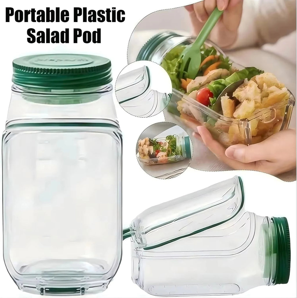 Portable Plastic Salad Pod