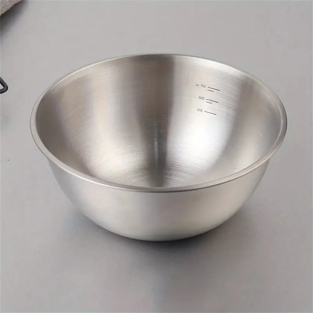 Stainless Steel Bowls with Scale