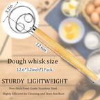 Wooden Handle Dough Mixer
