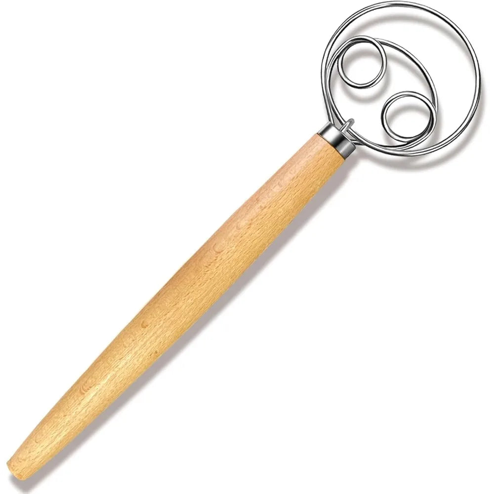Wooden Handle Dough Mixer